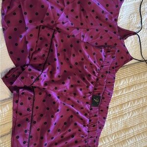 Purple Polka Dot Pajama Set
